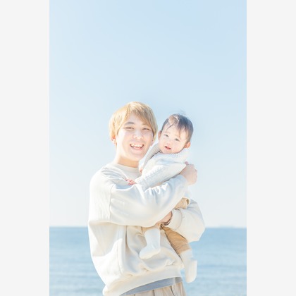 今泉秀樹が出張撮影した「稲毛海岸」の家族写真