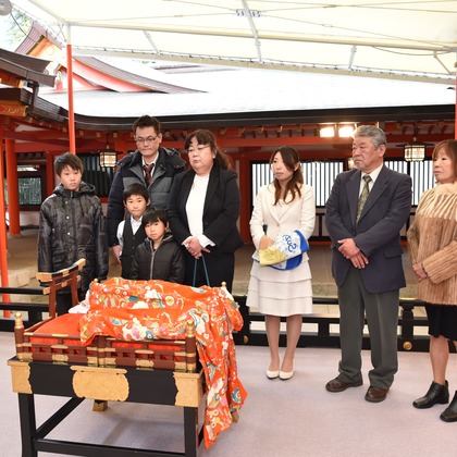 梶田　誠が撮影したお宮参りの写真