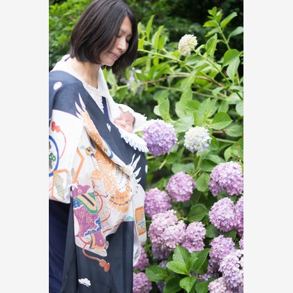 黒沢　茂が出張撮影した「お宮参り」の家族写真