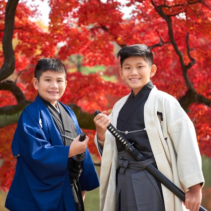 ProPhotos Japanが出張撮影した家族旅行, 七五三衣装, 秋が写った家族写真の出張撮影の写真