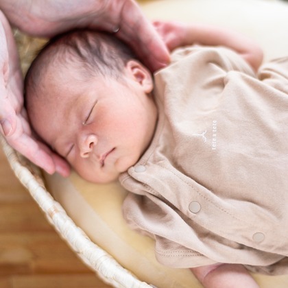waka photoが出張撮影した自然の中の人々, 植物学, 植物が写ったニューボーンフォトの写真