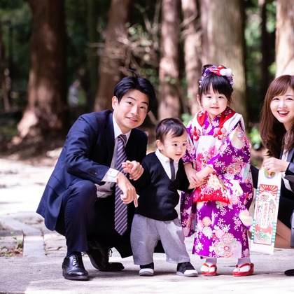 南部　聡一が撮影した家族写真の出張撮影の写真