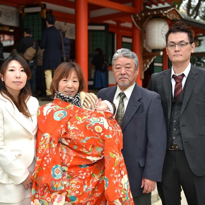 梶田　誠が撮影したお宮参りの写真