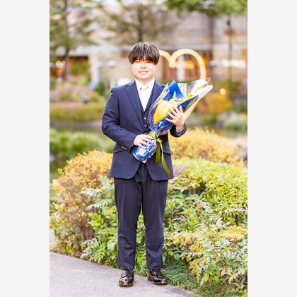 フォトスタジオENOが出張撮影した展望広場, クリスタルビューレストハウス, フラッシュ撮影が写った成人式撮影の写真