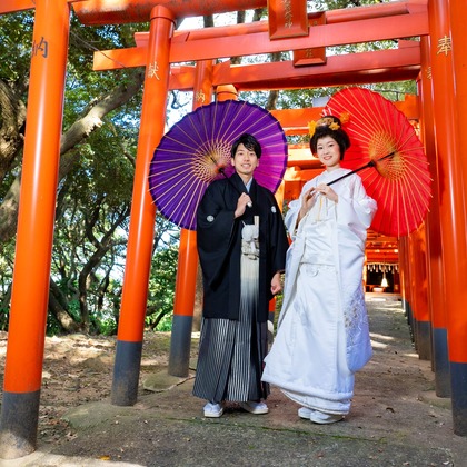河本拓郎が撮影した「ウェディング前撮り」の写真