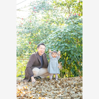 今泉秀樹が出張撮影した「昭和記念公園」の家族写真