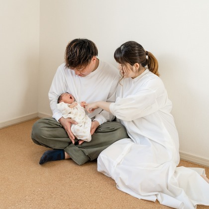 ウィリアムズ　侑依が撮影したニューボーンフォトの写真