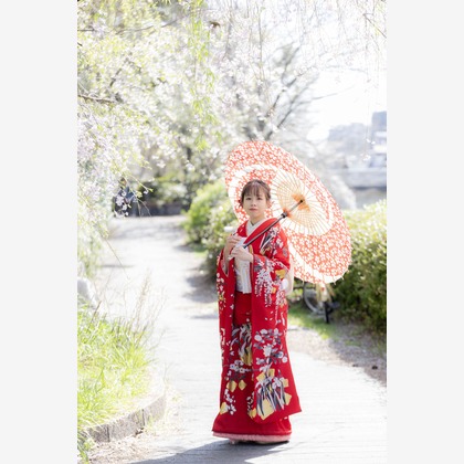 大阪フォトファクトリーが撮影した「和装前撮り」の写真