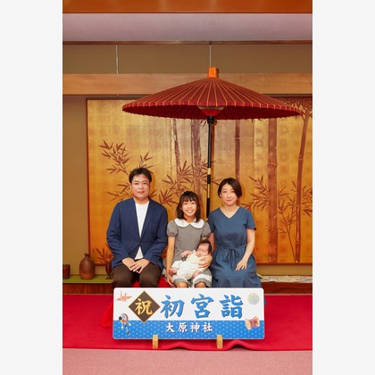 スタジオ　まるが撮影したお宮参りの写真