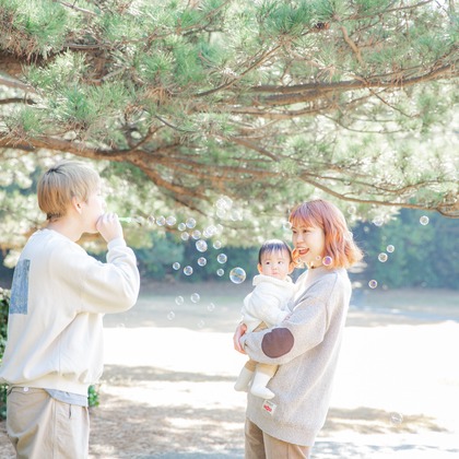 今泉秀樹が出張撮影した「稲毛海岸」の家族写真