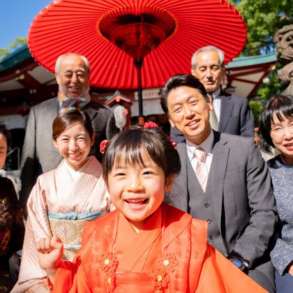 杉森 茂夫 (Photo Studio SS)が出張撮影した「七五三、お宮参り、家族写真」の家族写真