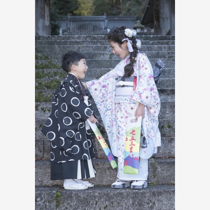 A&Y写真OFFICEが出張撮影したタンクプライド, 公園で会いましょう, ミリタリー迷彩などが写った「７５３お祝い写真」の家族写真