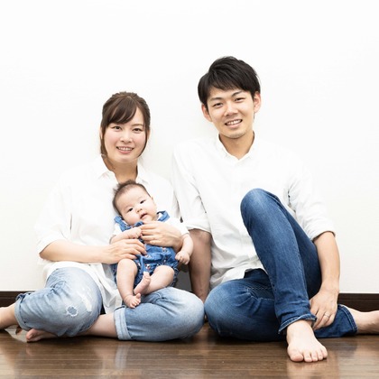 松井シンジが撮影した家族写真の出張撮影の写真