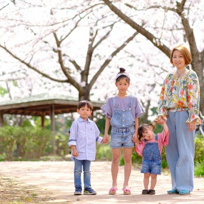 高野和希が撮影した家族写真の出張撮影の写真