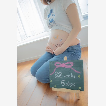 ゆのみふぉとが出張撮影した「マタニティフォト」の家族写真