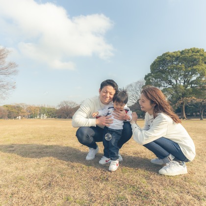 坂川直紀が撮影した家族写真の出張撮影の写真