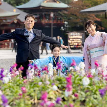 出張撮影くろさわが出張撮影した「七五三」の家族写真