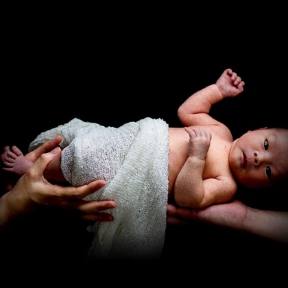 写楽堂が撮影したニューボーンフォトの写真