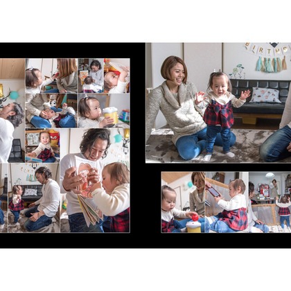 Yoppegraphy Photographic Serviceが出張撮影した家族写真(キッズ,ベビーフォト)が写った家族写真の出張撮影の写真