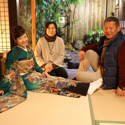 スマイルハンターが出張撮影した家族写真(キッズ,ベビーフォト)などが写った「成人式フォト」の家族写真