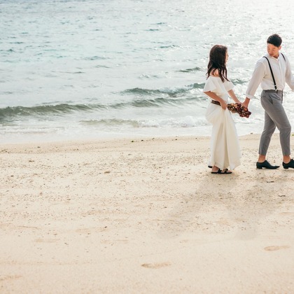 ポートレート沖縄が撮影した「ビーチフォトウエディング」の写真