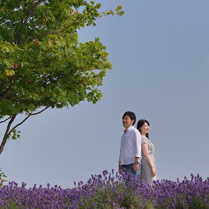 須貝フォトサービスが撮影した旅行先の記念撮影の写真