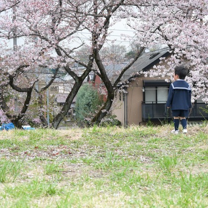 アラタンホヤガが出張撮影した「入園撮影」の家族写真
