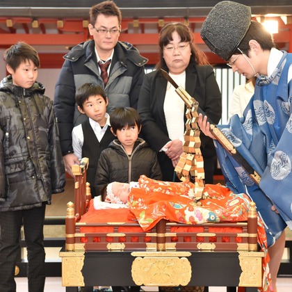 梶田　誠が撮影したお宮参りの写真