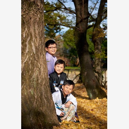 ProPhotos Japanが出張撮影した家族旅行, 七五三衣装, 秋が写ったハネムーンフォトの写真