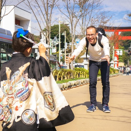 Aya Petite Photographyが出張撮影した「七五三出張撮影」の家族写真