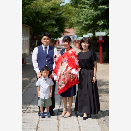 Actが撮影したお宮参りの写真
