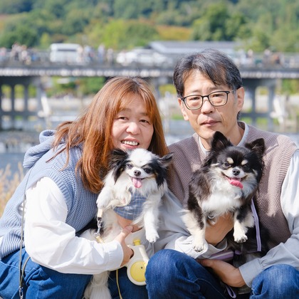 高夏写真店が出張撮影した「家族写真の撮影」の家族写真