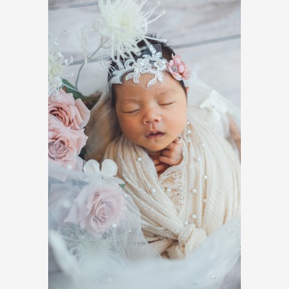 多田正子が撮影したニューボーンフォトの写真