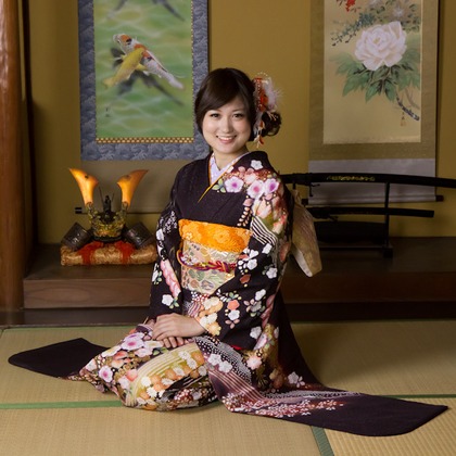 スマイルハンターが出張撮影した家族写真(キッズ,ベビーフォト)などが写った「成人式フォト」の家族写真