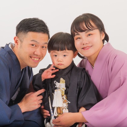 スタジオ日々喜が出張撮影したベイズ, 分かち合う, 罰金が写ったスタジオ撮影/七五三フォトの写真