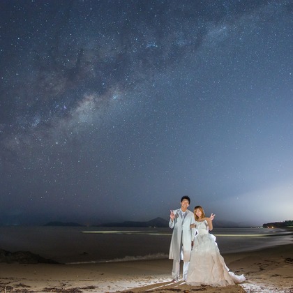 スマイルケアンズが撮影した「ケアンズの星空ビーチフォト」の写真
