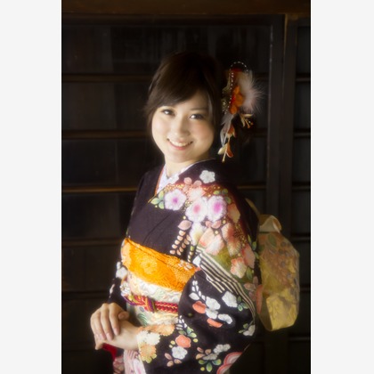 スマイルハンターが出張撮影した家族写真(キッズ,ベビーフォト)などが写った「成人式フォト」の家族写真