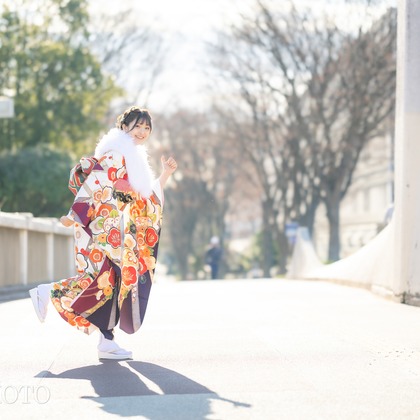 大森光太郎・K-PHOTOが出張撮影した「成人式撮影」の家族写真