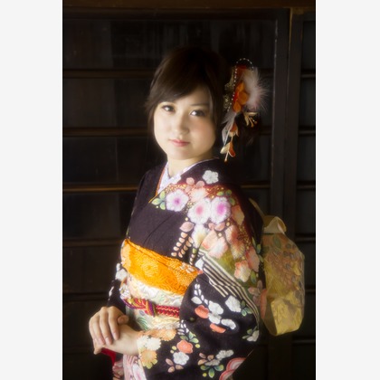 スマイルハンターが出張撮影した家族写真(キッズ,ベビーフォト)などが写った「成人式フォト」の家族写真