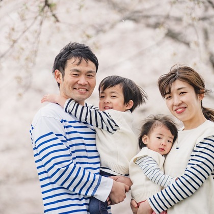 いしづか ちひろが撮影した家族写真の出張撮影の写真