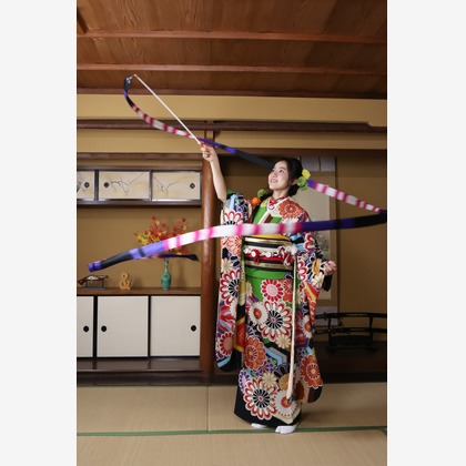 スマイルハンターが出張撮影した家族写真(キッズ,ベビーフォト)などが写った「成人式フォト」の家族写真