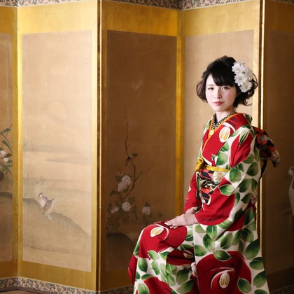 スマイルハンターが出張撮影した家族写真(キッズ,ベビーフォト)などが写った「成人式フォト」の家族写真