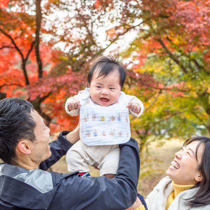中村雅樹が出張撮影したジェスチャー, 記念写真, お宮参りが写ったお宮参りの写真