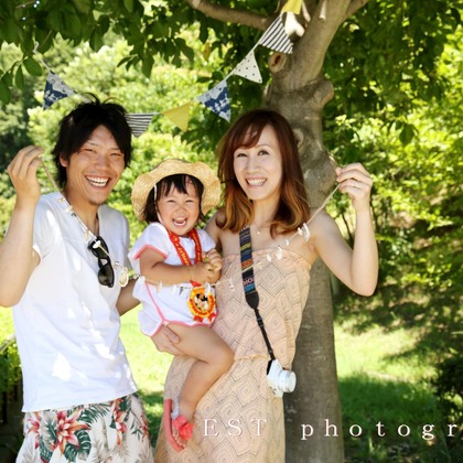 EST photographyが撮影した家族写真の出張撮影の写真