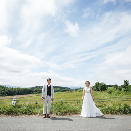 uno e creative act.が撮影した「富良野・美瑛　ロケーションフォトウェディング」の写真
