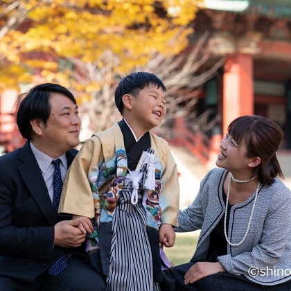 しのみんこフォトが出張撮影した家族写真(キッズ,ベビーフォト)などが写った「七五三フォト」の家族写真