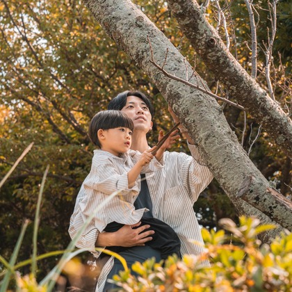 日下翔太郎が撮影した家族写真の出張撮影の写真