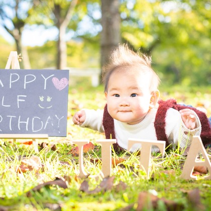 酒井大輔が出張撮影した家族写真, 植物, 七五三が写った家族写真の出張撮影/七五三フォトの写真