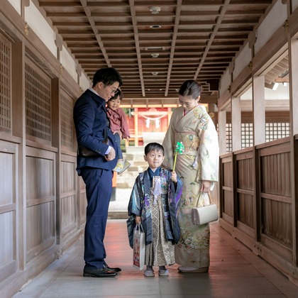 隈元智子が撮影した七五三フォトの写真