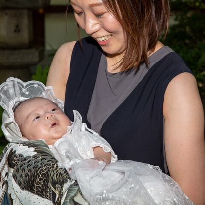 内海　利彦が撮影した家族写真の出張撮影/お宮参りの写真